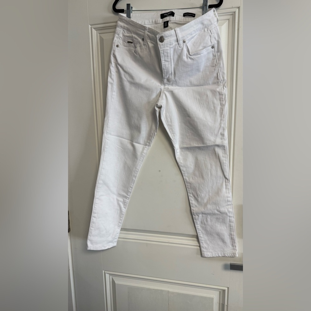 Nine West Gramercy Skinny Ankle White Jeans - Size 10